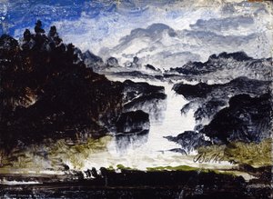 Egy vízesés alkotó: Peder Balke
