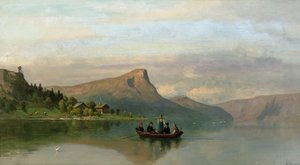 Nordfjordból (olaj, vászon) alkotó: Peder Cappelen Thurmann