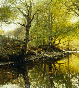 Erdős folyó táj alkotó: Peder Monsted