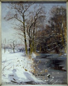 Napsütéses téli nap alkotó: Peder Monsted