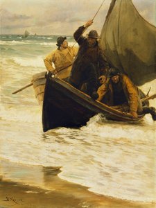 Hazatérő halász, Skagen, 1885 alkotó: Peder Severin Krøyer