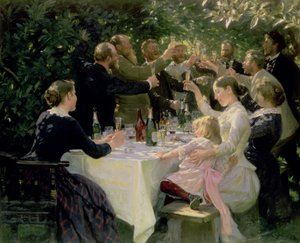 Hip Hip Hurrá! Művészek partija Skageniban, 1888
