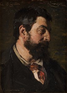 Alfred Guillou francia festő portréja alkotó: Peder Severin Krøyer