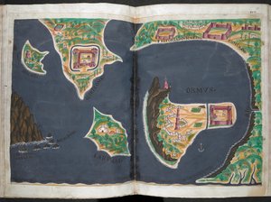Hormuz terve, Pedro Barreto de Resende portugál kéziratából, a Livro do Estado da India Oriental-ból
