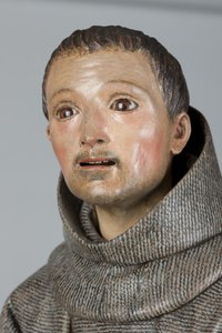 San Diego of Alcala, 1665-70 körül (polikróm fa)