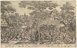 Parasztvásár, 1559. alkotó: Peeter van der Borcht