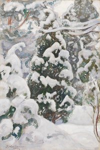 Borókafa a hóban alkotó: Pekka Halonen