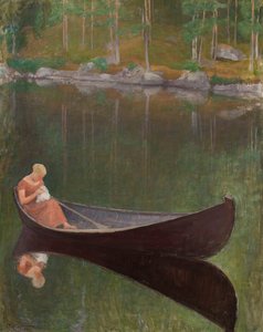 Nő a csónakban, 1924.