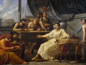 Julius Caesar kommentárokat diktál