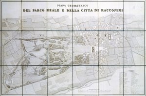 A Park Royal és Racconigi város terve alkotó: Pelagio Palagi