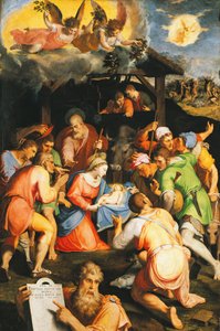 Pásztorok imádása, Pellegrino Tibaldi (1541-1583)