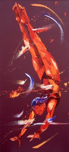 Gymnast Seven, 2011 (olaj, vászon)