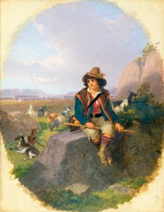 „Egy kecskepásztor a Romas Campagna-n”, 1870-es évek