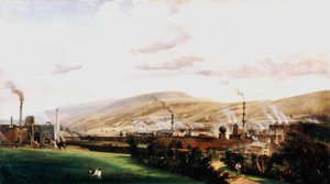 Ipari táj, Wales, 19. század