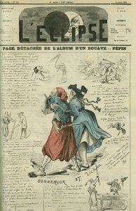 Egy Zouave album különálló oldala. Borító a „” L