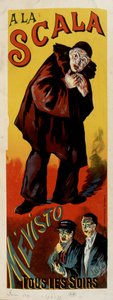 Mévisto mim a párizsi „La Scala” színházában alkotó: Percival de Luce