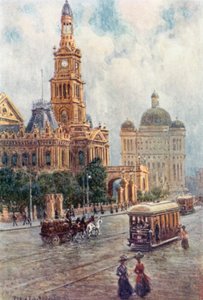 Városháza, Sydney (színes litó)
