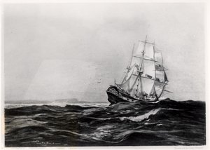 The Endeavour at Sea, 1900, vésette Lowy