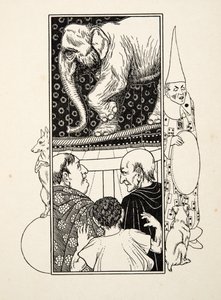Elefánt kötéltánc, az Állatok száz anekdotájából, pub. 1924 alkotó: Percy J. Billingshurst