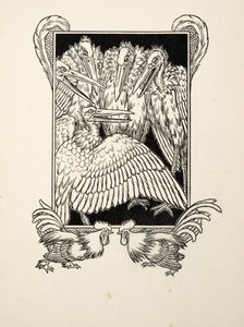 Megtorlás, az Állatok száz anekdotájából, kocsma. 1924 alkotó: Percy J. Billingshurst