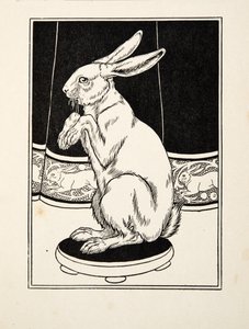 Tame Hares, az Állatok száz anekdotájából, pub. 1924 alkotó: Percy J. Billingshurst