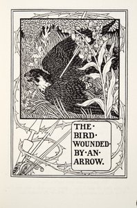 A nyíl által megsebesített madár, a Fontaine Fables, kocsma. 1905