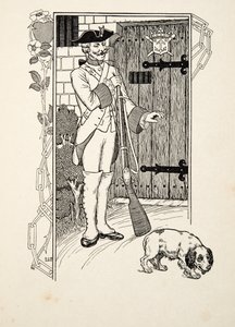 A megtört szív, az Állatok száz anekdotájából, kocsma. 1924 alkotó: Percy J. Billingshurst