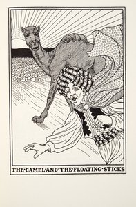 The Camel and the Floating Sticks, a Fontaine Fables, pub. 1905