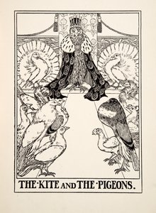 A sárkány és a galambok, A Hundred Fables of Aesopus, pub.1903