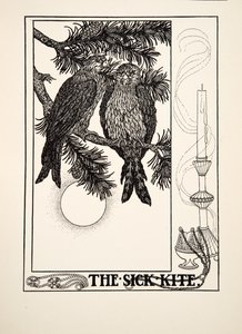 The Sick Kite, A Hundred Fables of Aesopus, pub.1903
