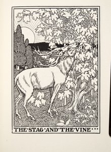 The Stag and the Vine, a Fontaine Fables, kocsma. 1905
