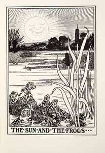 The Sun and the Frogs, a Fontaine Fables, kocsma. 1905