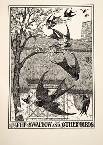 A fecske és más madarak, A Hundred Fables of Aesopus, pub.1903