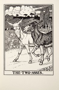 The Two Ass, a Fontaine Fables, pub. 1905