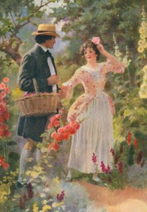 Illusztráció George Eliot Adam Bede című művéhez (színes litográfia)