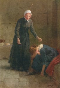 Illusztráció George Eliot Adam Bede című művéhez (színes litográfia)