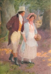 Illusztráció George Eliot Adam Bede című művéhez (színes litográfia)