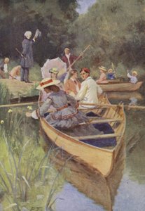 Illusztráció a kis nők számára, Louisa M Alcott (színes litó) alkotó: Percy Tarrant