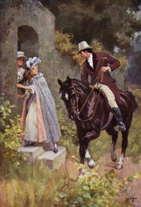 Illusztráció a Wuthering Heightshez, Emily Bronte (színes litó)