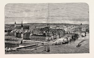 Stockholm, Svédország (metszet)
