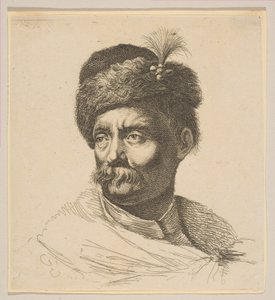 Egy lengyel mellszobra, 1641 után. alkotó: Peregrine Lovell