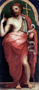 Keresztelő Szent János, oldaltábla (olaj, fa, 1535 körül) alkotó: Perino del Vaga