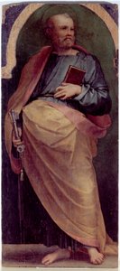 Szent Péter, Oldalfal (olaj, fa, 1535 körül) alkotó: Perino del Vaga