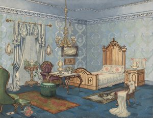 Hálószoba, 1882, c. 1941.
