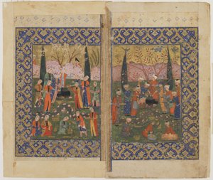 Piknik a kertben alkotó: Persian School