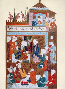 Rumi meggyógyítja idősebb fiát, Arifot, 16. század vége alkotó: Persian School