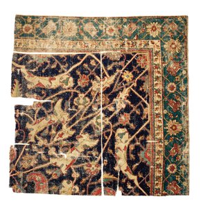 Tabriz medalion szőnyegtöredék, Északnyugat-Perzsia, 16. század közepe alkotó: Persian School
