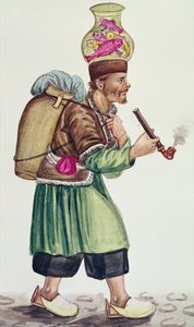 A halkereskedő (wc papíron) alkotó: Persian School