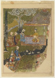 Timur audienciát ad trónra lépése alkalmából Balkhban, 1436 alkotó: Persian School