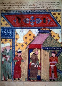 a Ghazan uralkodó (Ghazan kán vagy Ghazan Mahmud, Arghoun fia és Perzsia ilkánja alkotó: Persian School